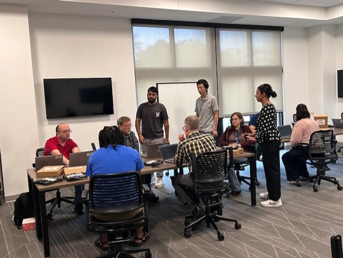 The TRANSCEND team from Florida Tech and the University of Florida trained 8 non-technical faculty members from Santa Fe Community College on Artificial Intelligence and Machine Learning systems