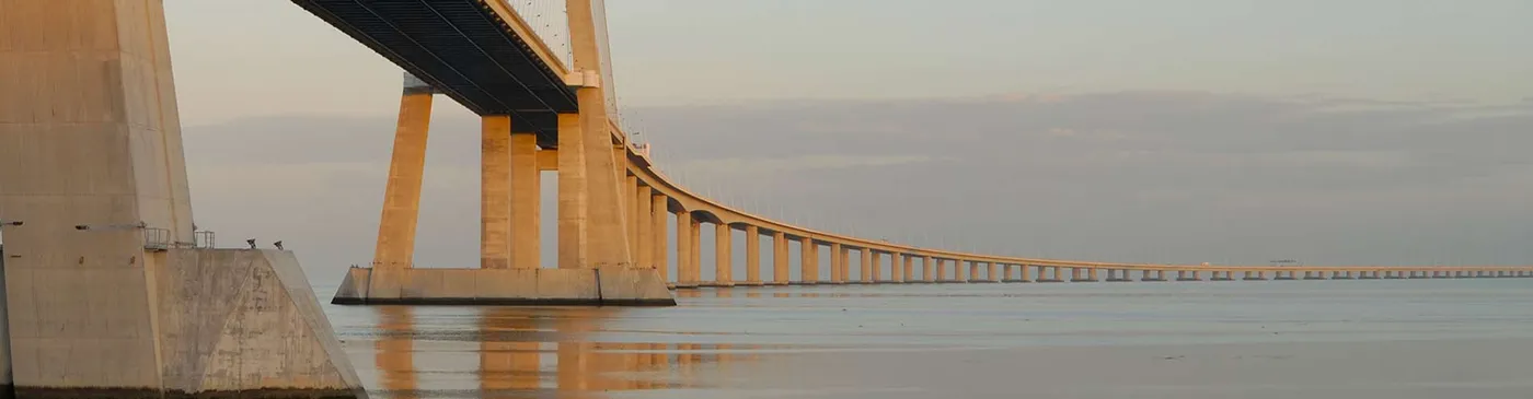Bridge over the water