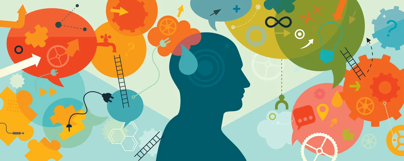 an illustration depicting the human mind