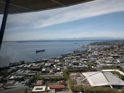 View of Puget Sounds from the Space Needle, For science.