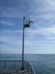 Weather Station located on the north jetty at Sebastian Inlet, FL