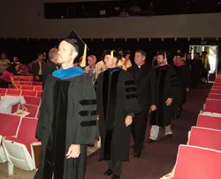 The start of ceremony, walking in